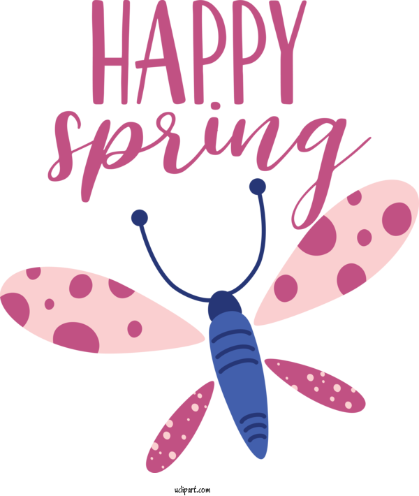 Free Nature Insects Drawing Design For Spring Clipart Transparent Background