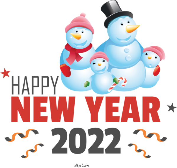 Free Holidays Snowman Smiley Christmas Day For New Year 2022 Clipart Transparent Background