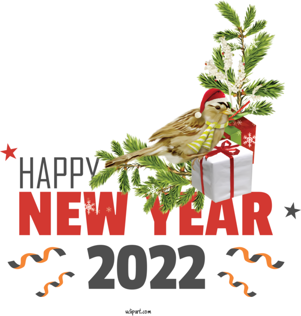 Free Holidays Christmas Day Christmas Tree New Year For New Year 2022 Clipart Transparent Background