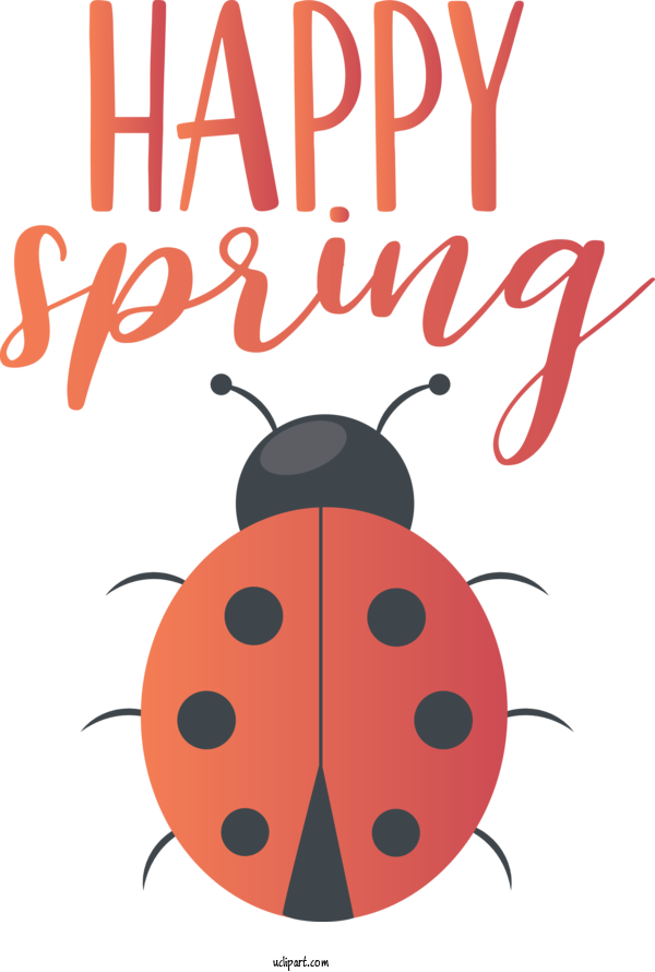 Free Nature Beetles Design Cartoon For Spring Clipart Transparent Background