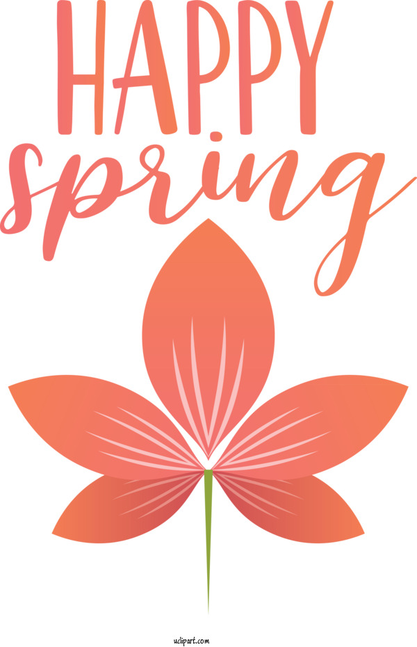 Free Nature Flower Design Logo For Spring Clipart Transparent Background