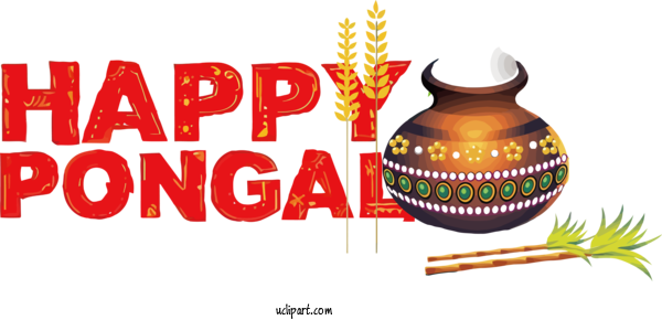 Free Holidays Design Font Britain Stronger In Europe For Pongal Clipart Transparent Background