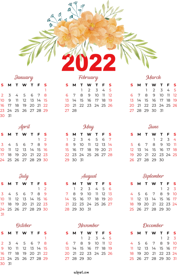 Free Life Calendar 2021 Holiday For Yearly Calendar Clipart Transparent Background