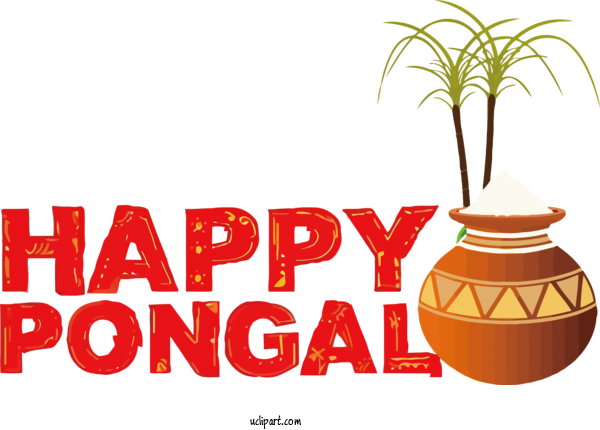 Free Holidays Design Logo Superfood For Pongal Clipart Transparent Background