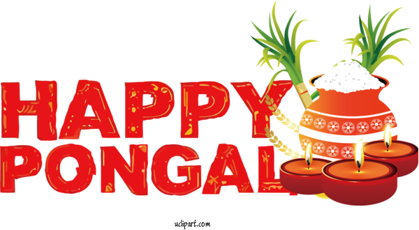 Free Holidays Natural Food Superfood Logo For Pongal Clipart Transparent Background