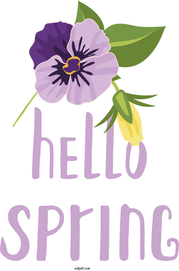 Free Nature Floral Design Design Flower For Spring Clipart Transparent Background