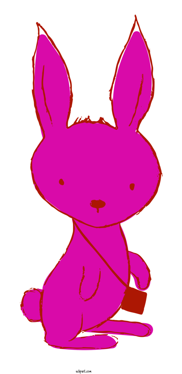 Free Animals Easter Bunny Rabbit Tuzki For Rabbit Clipart Transparent Background