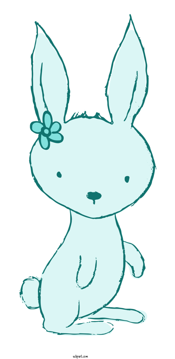 Free Animals Easter Bunny Drawing Rabbit For Rabbit Clipart Transparent Background