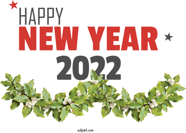 Free Holidays 2022 New Year Happy New Year New Year For New Year 2022 Clipart Transparent Background