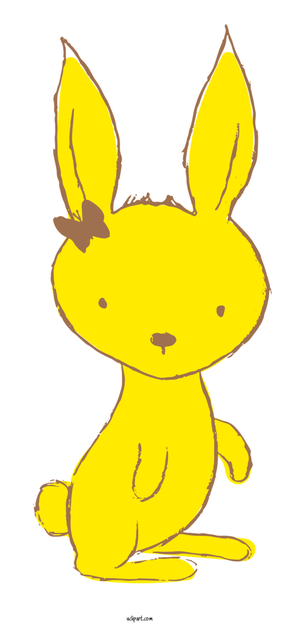 Free Animals Easter Bunny Silhouette Drawing For Rabbit Clipart Transparent Background