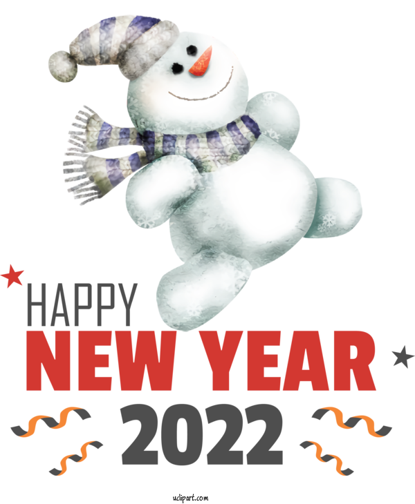 Free Holidays 2022 New Year Merry Christmas 2022 New Year For New Year 2022 Clipart Transparent Background