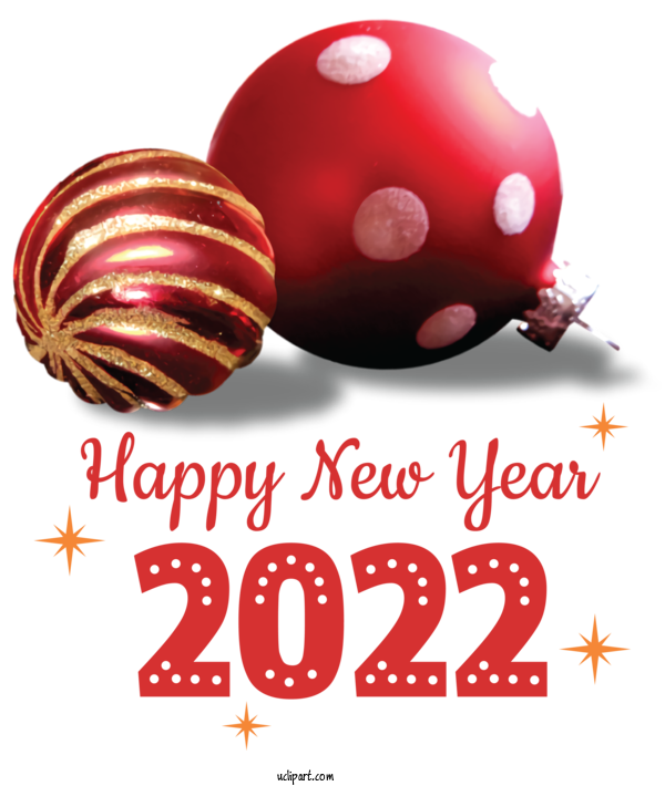 Free Holidays Bauble Font Christmas Day For New Year 2022 Clipart Transparent Background