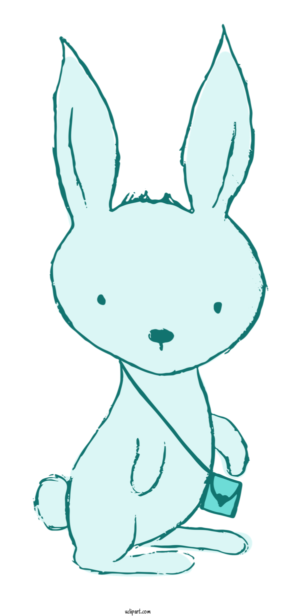 Free Animals Easter Bunny Rabbit Drawing For Rabbit Clipart Transparent Background