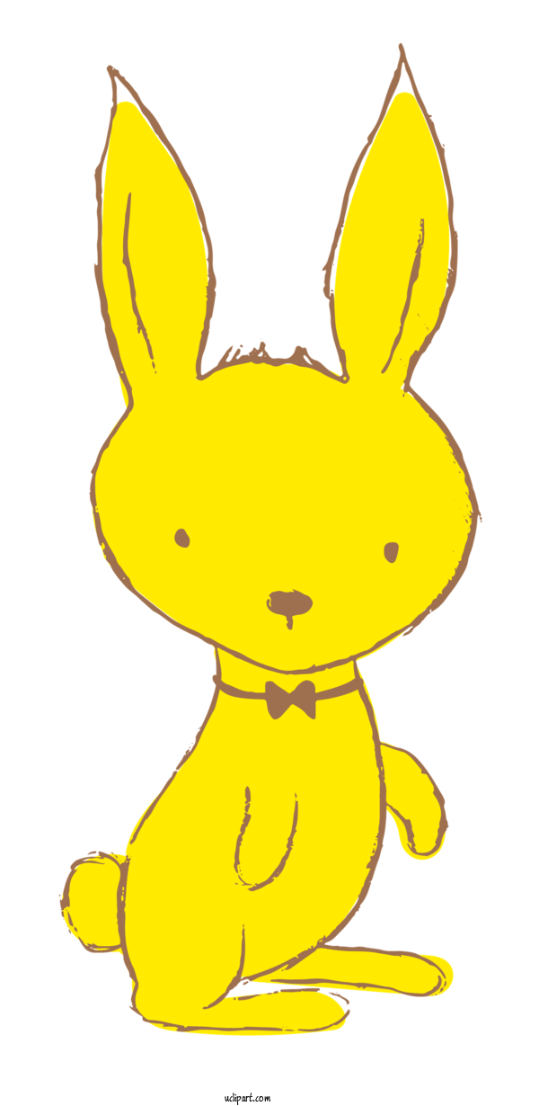 Free Animals Easter Bunny Drawing Cartoon For Rabbit Clipart Transparent Background