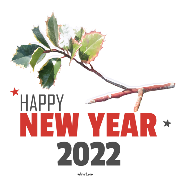 Free Holidays GIF Mint Leaves William Lopez For New Year 2022 Clipart Transparent Background