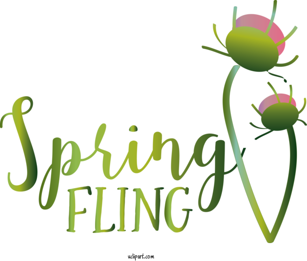 Free Nature Flower Logo Plant Stem For Spring Clipart Transparent Background