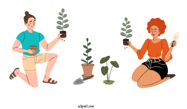 Free Activities Drawing Teletoon Cartoon For Gardening Clipart Transparent Background