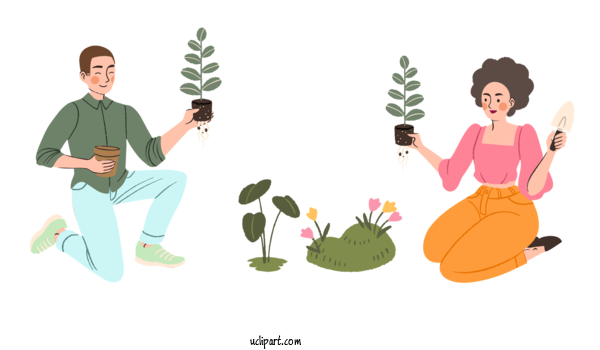 Free Activities Drawing Design Cartoon For Gardening Clipart Transparent Background