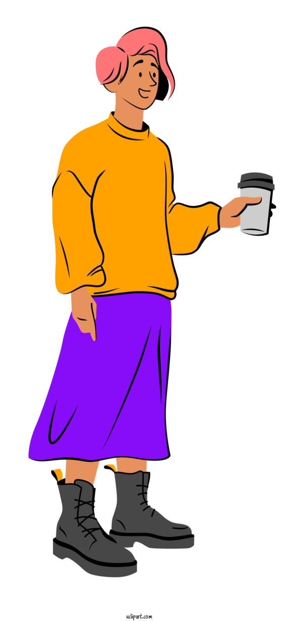 Free Drink Firstory, Inc. Cartoon Podcast Clothing For Coffee Clipart Transparent Background