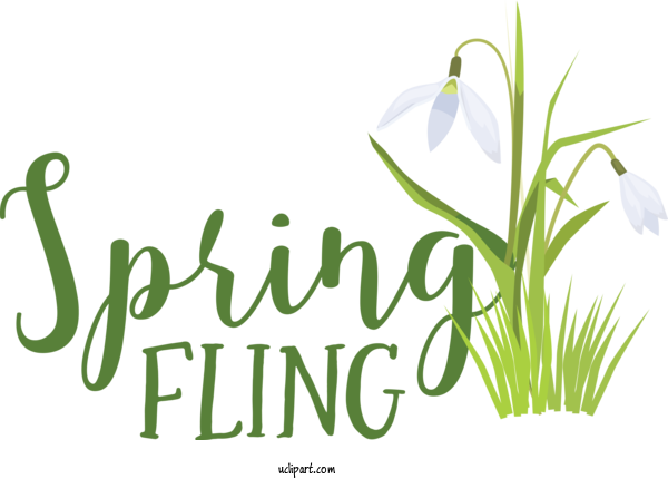 Free Nature Flower Grasses Logo For Spring Clipart Transparent Background