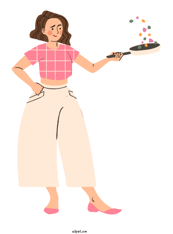 Free Occupations Clothing T Shirt Roupas Femininas For Cook Clipart Transparent Background
