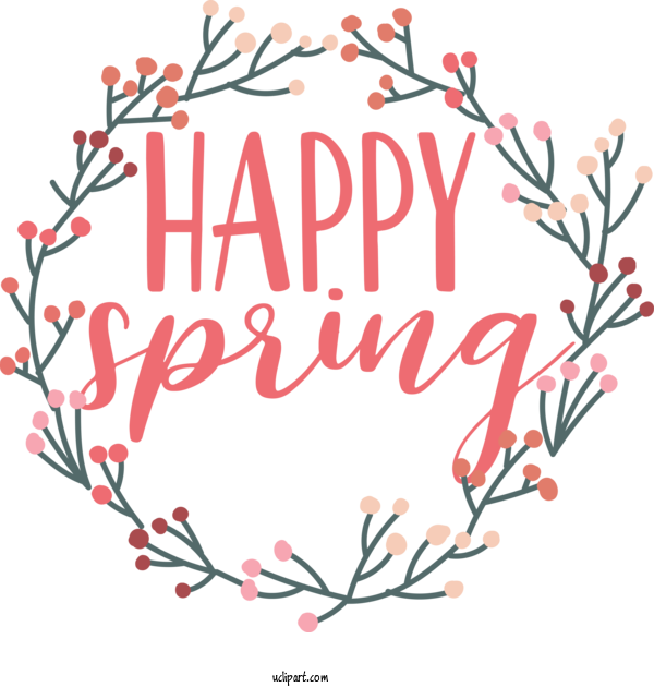 Free Nature Floral Design Twig Design For Spring Clipart Transparent Background