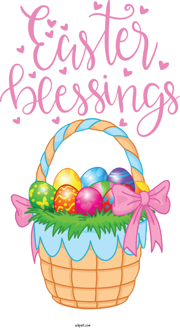 Free Holidays Easter Basket Easter Egg Easter Bunny For Easter Clipart Transparent Background