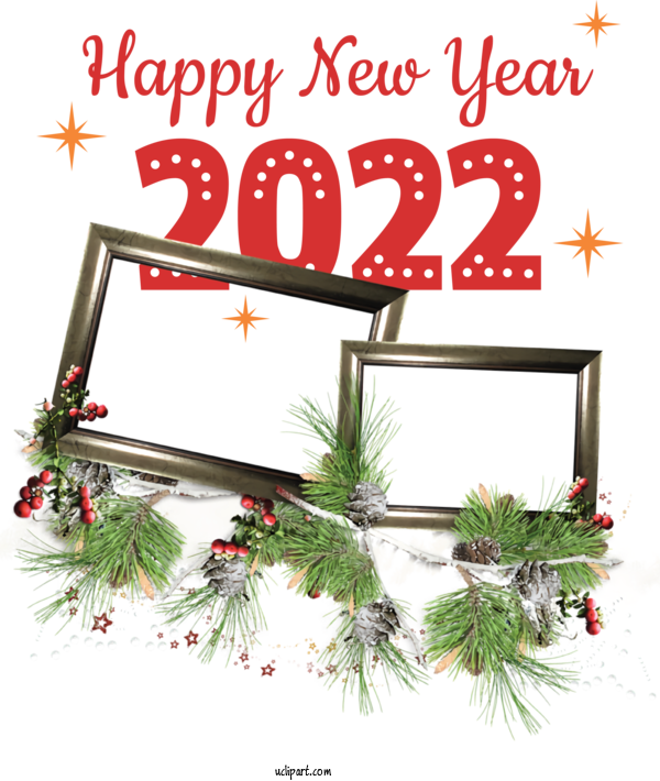Free Holidays Christmas Day Picture Frame Santa Claus For New Year 2022 Clipart Transparent Background