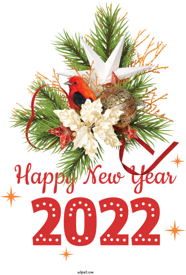 Free Holidays 2022 New Year Christmas Day For New Year 2022 Clipart Transparent Background