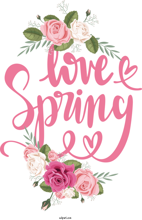 Free Nature Floral Design Flower Design For Spring Clipart Transparent Background