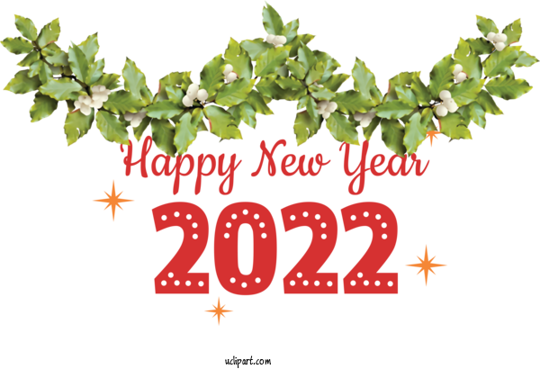 Free Holidays Happy New Year New Year 2022 For New Year 2022 Clipart Transparent Background