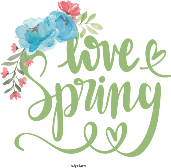 Free Nature Floral Design Design Logo For Spring Clipart Transparent Background