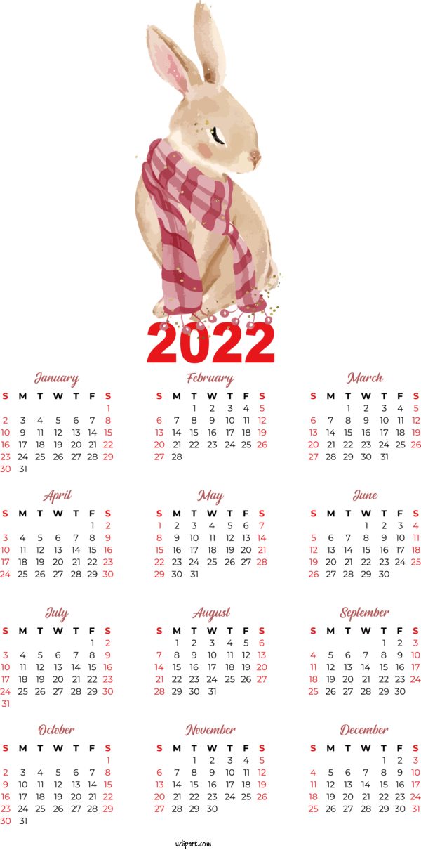 Free Life Calendar CALENDARIO 2022 Julian Calendar For Yearly Calendar Clipart Transparent Background