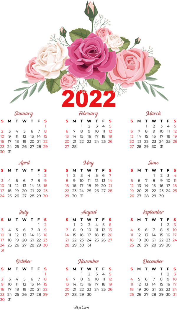 Free Life Happy New Year Drawing Calendar 2011 For Yearly Calendar Clipart Transparent Background