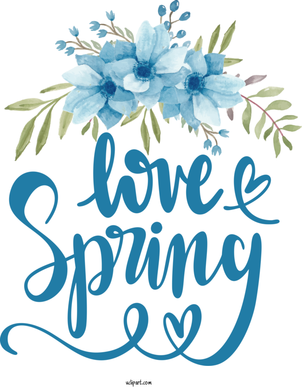 Free Nature Flower Design Floral Design For Spring Clipart Transparent Background