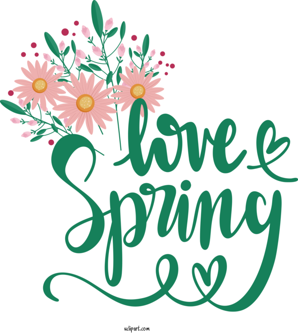 Free Nature Design Floral Design Color For Spring Clipart Transparent Background