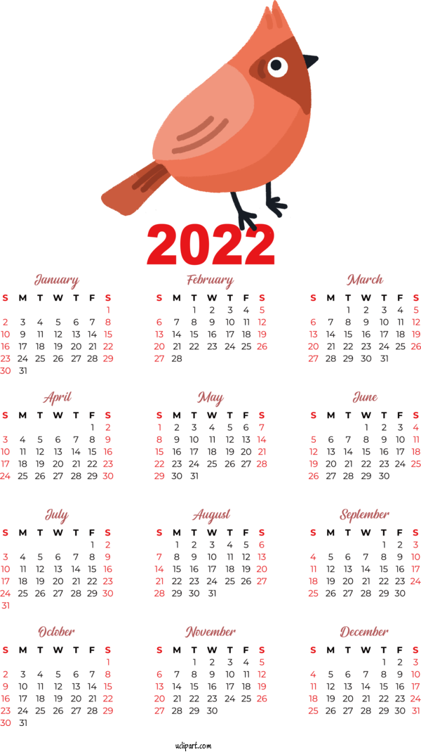 Free Life 2022 Calendar Happy New Year Drawing For Yearly Calendar Clipart Transparent Background