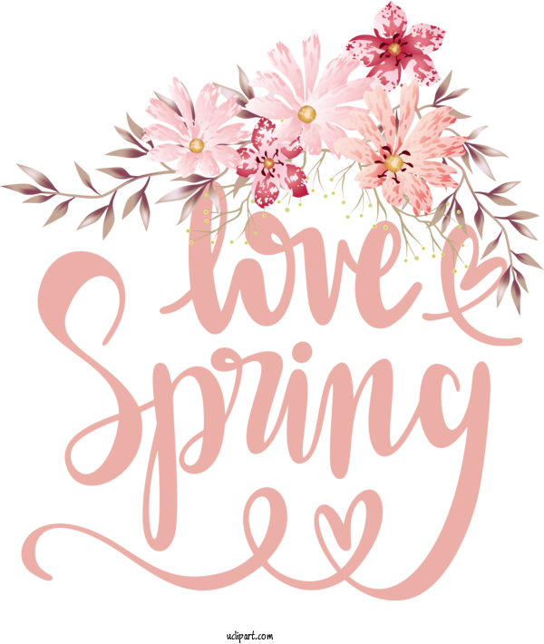 Free Nature Drawing Design Floral Design For Spring Clipart Transparent Background