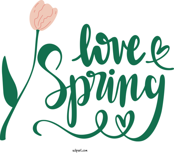 Free Nature Logo Flower Plant Stem For Spring Clipart Transparent Background