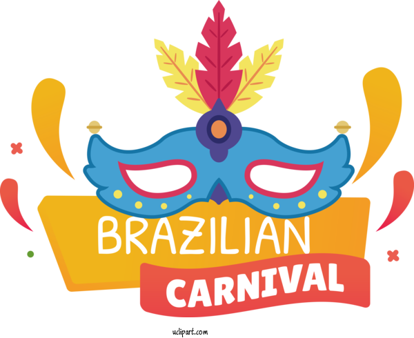 Free Holidays Design Digital Art Cartoon For Brazilian Carnival Clipart Transparent Background