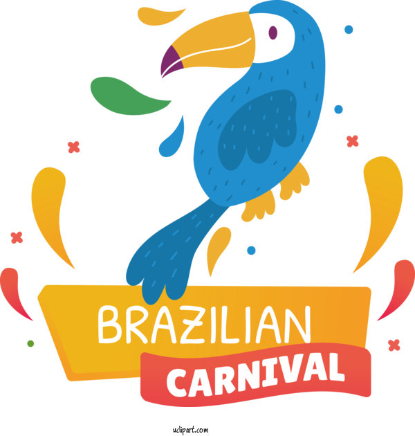Free Holidays Birds Logo Design For Brazilian Carnival Clipart Transparent Background