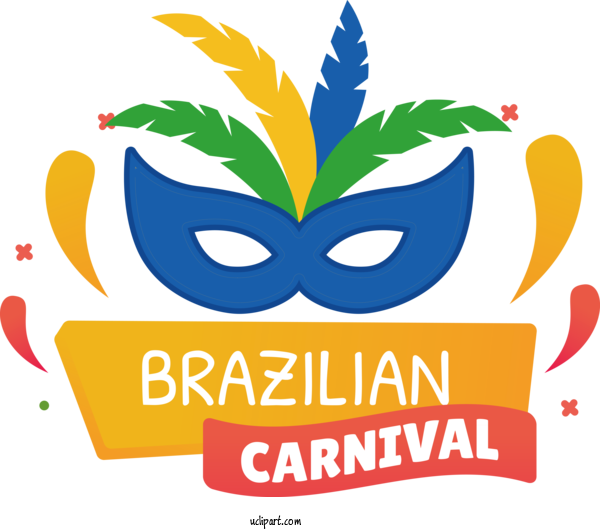 Free Holidays Logo Cartoon ULBRA   Universidade Luterana Do Brasil For Brazilian Carnival Clipart Transparent Background