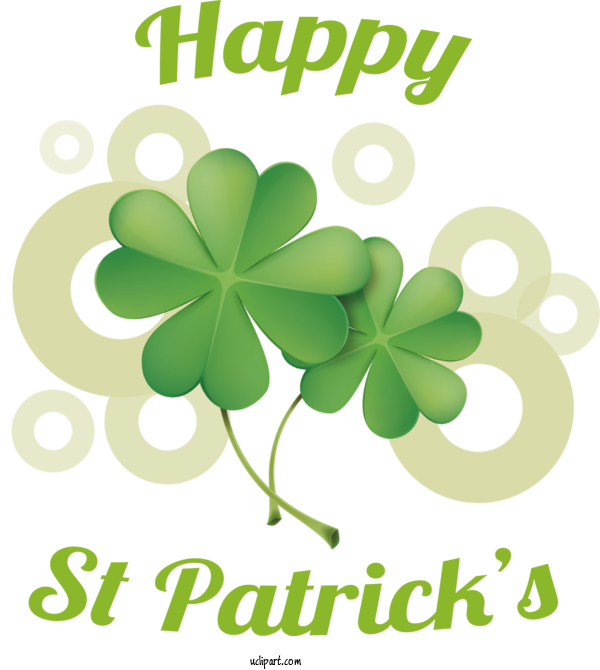 Free Holidays Leap Day Leaf Flower For Saint Patricks Day Clipart Transparent Background