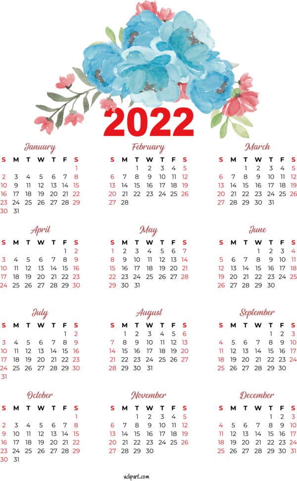 Free Life Calendar Calendário Fevereiro 2022 Islamic Calendar For Yearly Calendar Clipart Transparent Background