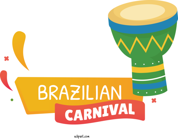 Free Holidays Logo Design Human For Brazilian Carnival Clipart Transparent Background