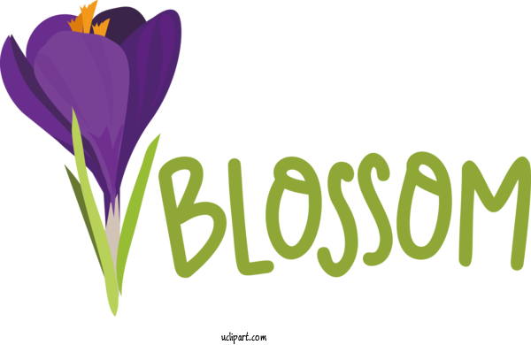Free Nature Flower Logo Violet For Spring Clipart Transparent Background