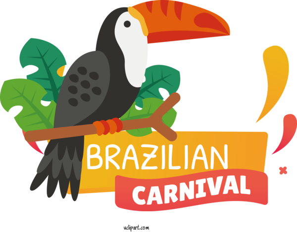 Free Holidays Toucans Brazilian Carnival Carnival In Rio De Janeiro For Brazilian Carnival Clipart Transparent Background