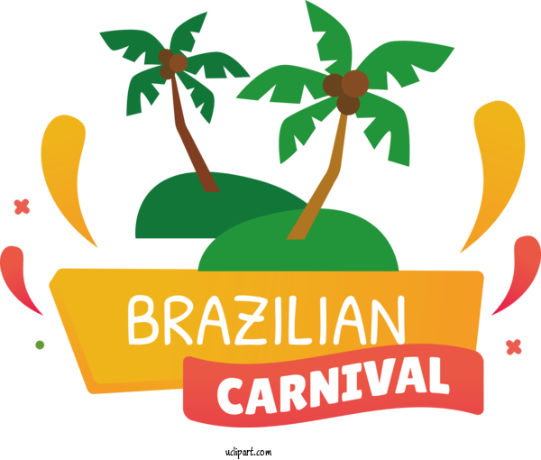 Free Holidays Culture Icon Symbol For Brazilian Carnival Clipart Transparent Background