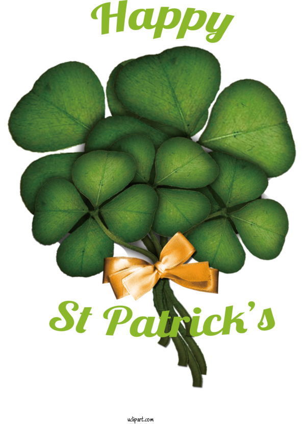 Free Holidays Shamrock Four Leaf Clover Clover For Saint Patricks Day Clipart Transparent Background