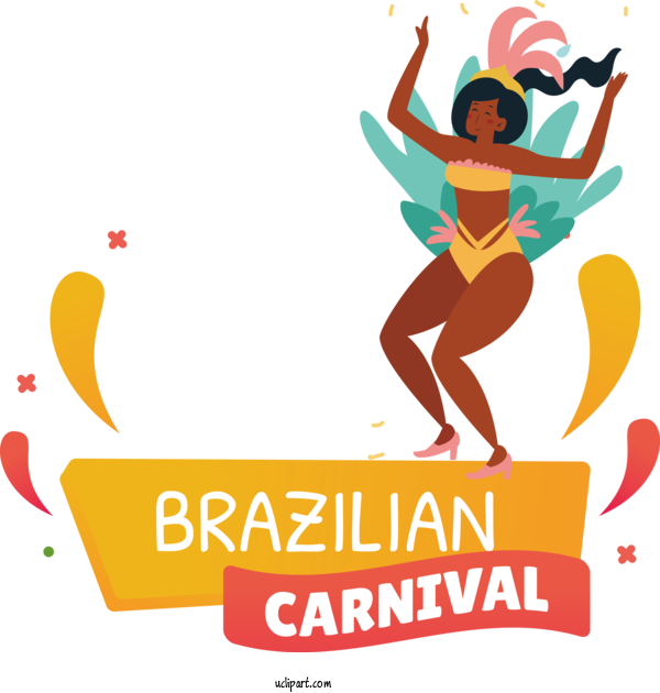 Free Holidays Design Visual Arts Line Art For Brazilian Carnival Clipart Transparent Background